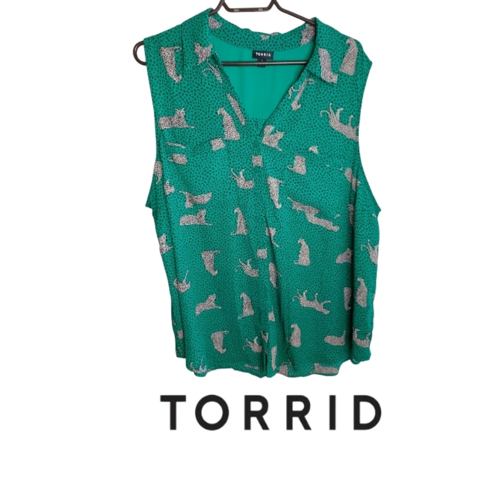 Torrid Madison Georgette Sleeveless Blouse